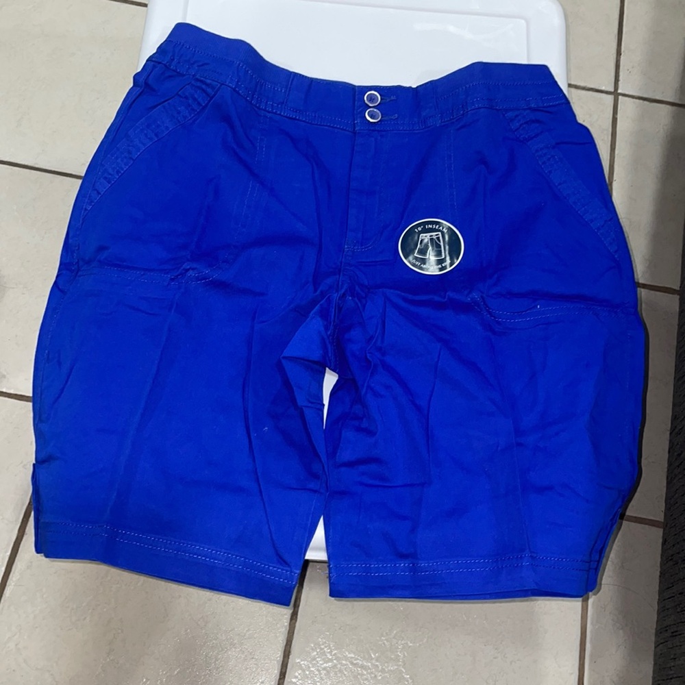 Ultra blue Bermuda shorts